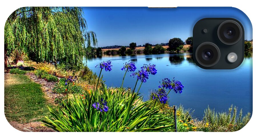 Hdr iPhone Case featuring the photograph Beautiful River View by Randy Wehner