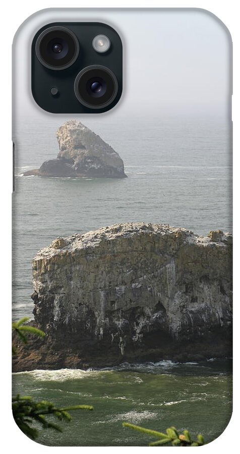 Yaquina Head Light iPhone Case featuring the photograph Beautiful View Over The Sea by Christiane Schulze Art And Photography