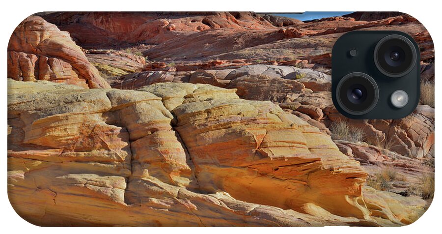 Valley Of Fire State Park iPhone Case featuring the photograph Beautiful Wash 3 of Valley of Fire State Park by Ray Mathis