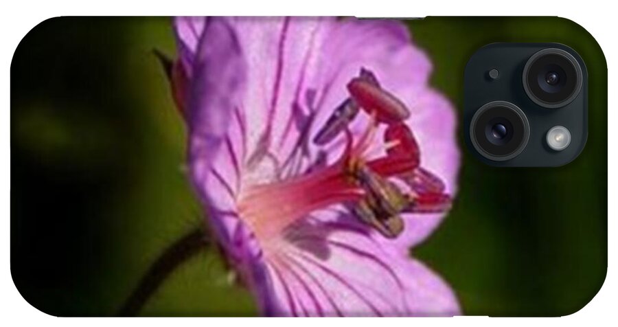 Beautiful iPhone Case featuring the photograph Beautiful Wild Geranium. Flowers Are by Bruce Lundgren Photography