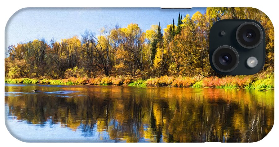 Minnesota iPhone Case featuring the photograph Beauty on the Big Fork by Lori Dobbs