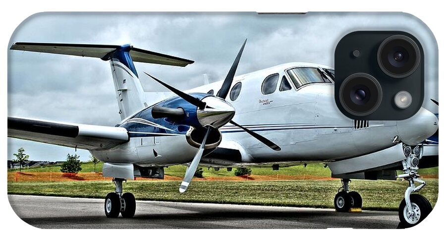 Airplane iPhone Case featuring the photograph Beechcraft KingAir 2 by Jimmy Ostgard