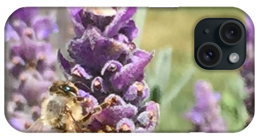 Nofilter iPhone Case featuring the photograph Busy Bee #1 by Nancy Ingersoll