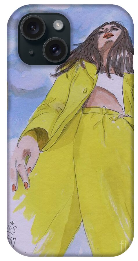 Fashion iPhone Case featuring the painting Before the Storm by PJ Lewis