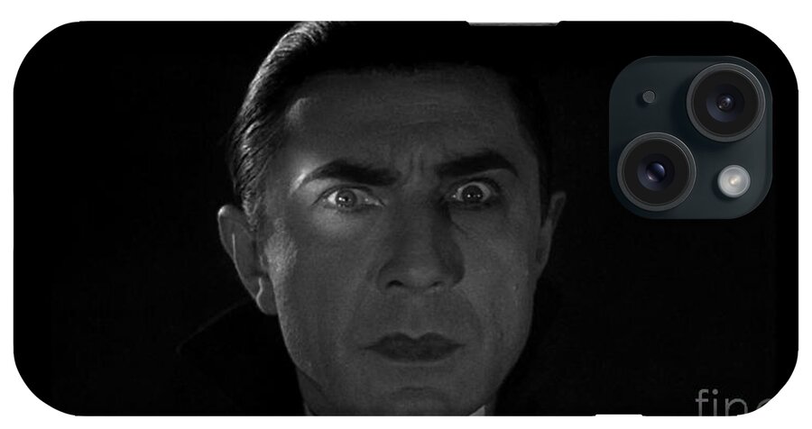 Bela Lugosi iPhone Case featuring the photograph Bela Lugosi Dracula 1931 and his piercing eyes by Vintage Collectables