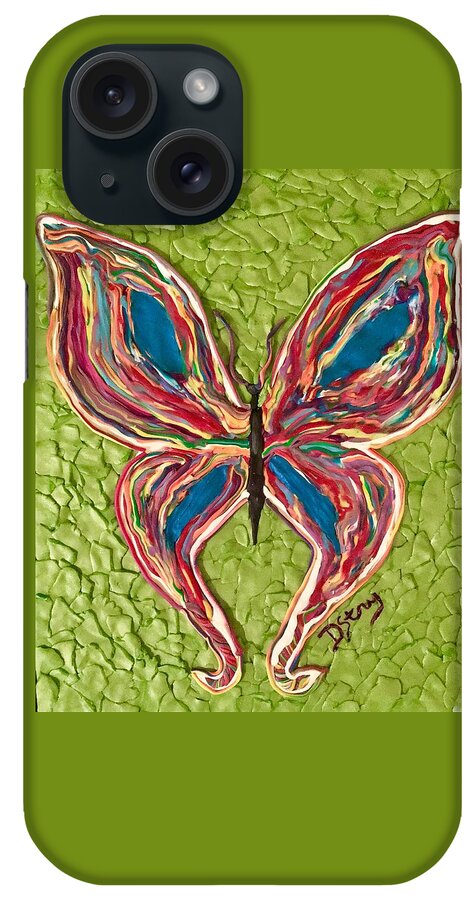 Polymer Clay iPhone Case featuring the mixed media Bella by Deborah Stanley