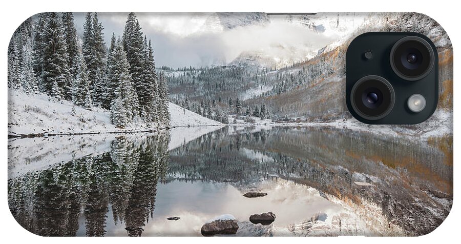 Maroon Bells iPhone Case featuring the photograph Better Than a Dream - Maroon Bells Aspen Mountain Landscape by Gregory Ballos
