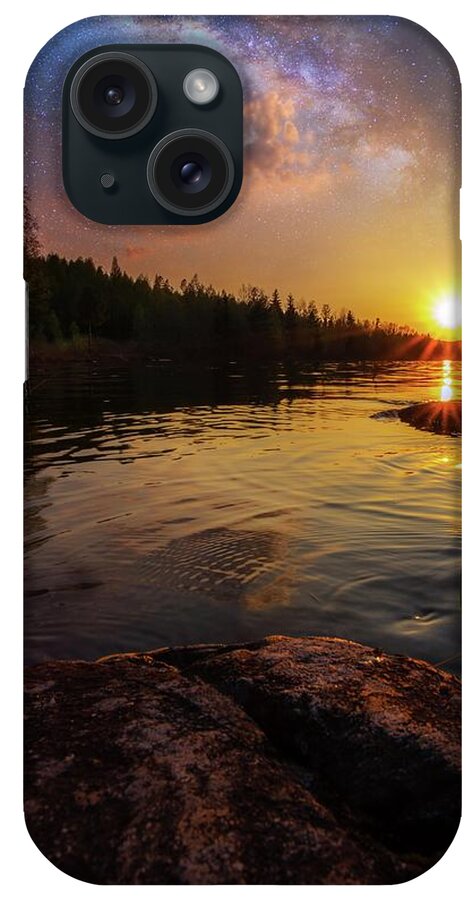 Between Heaven And Earth iPhone Case featuring the photograph Between heaven and earth by Rose-Marie Karlsen