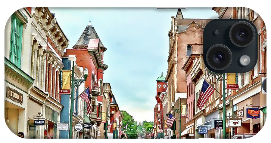 Beverley Historic District iPhone Case featuring the photograph Beverley Historic District - Staunton Virginia - Art of the Small Town by Kerri Farley