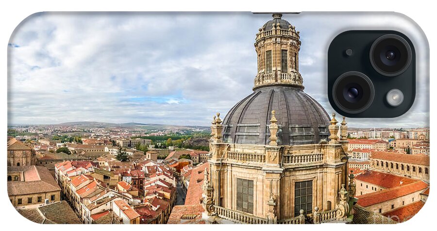 Ancient iPhone Case featuring the photograph Bierdview of historic city of Salamanca by JR Photography