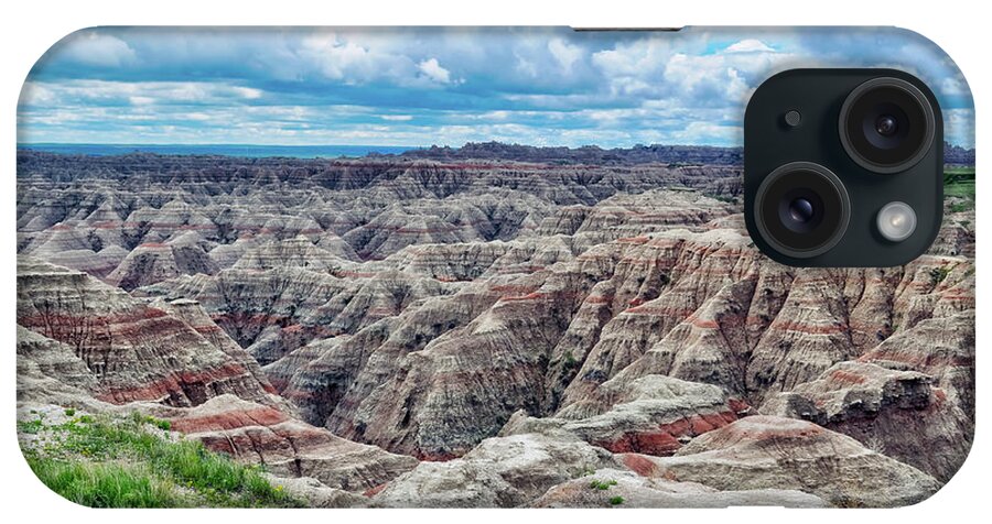 Big Badlands Overlook iPhone Case featuring the photograph Big Badlands Overlook Landscape by Kyle Hanson