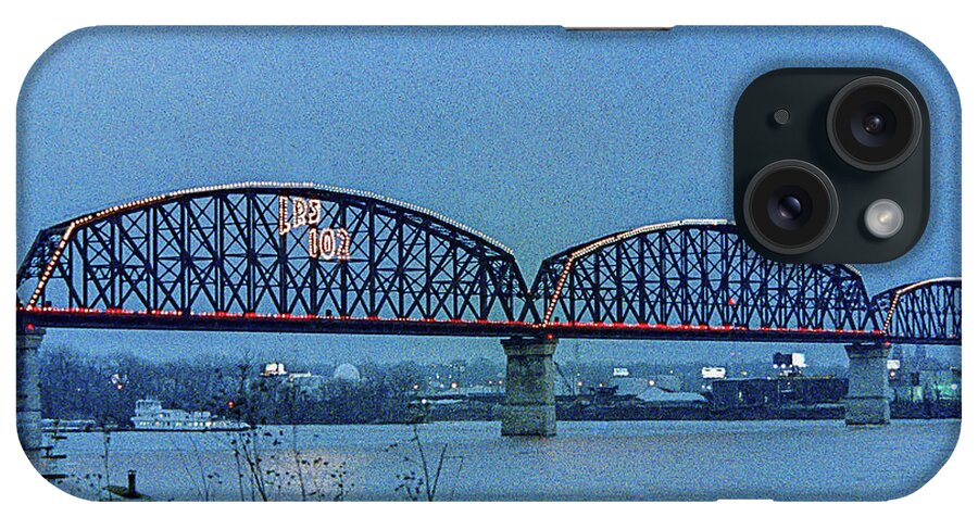 Louisville iPhone Case featuring the photograph Big Four Bridge by Erich Grant