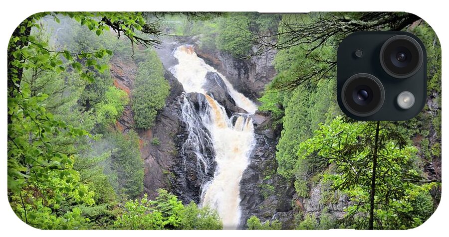 Nature iPhone Case featuring the photograph Big Manitou Falls by Bonfire Photography
