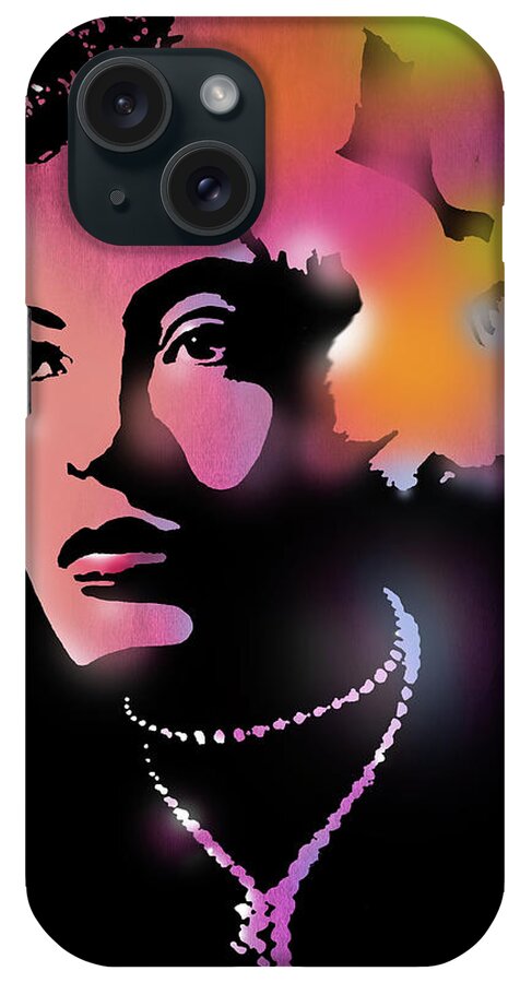 Blues iPhone Case featuring the painting Billie Holiday by Paul Sachtleben