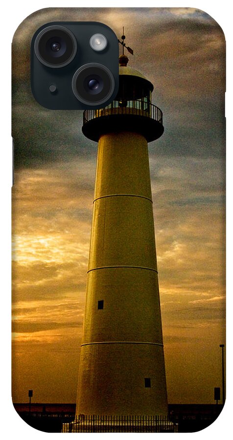 Lighthouse iPhone Case featuring the photograph Biloxi Lighthouse - Sunrise by Scott Pellegrin