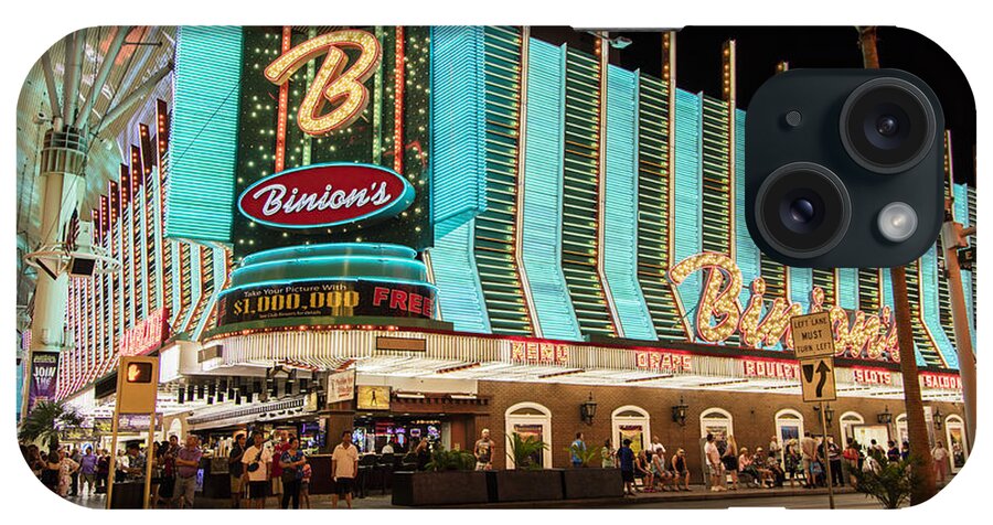 Las Vegas iPhone Case featuring the photograph Binions Horseshoe Las Vagas by John McGraw