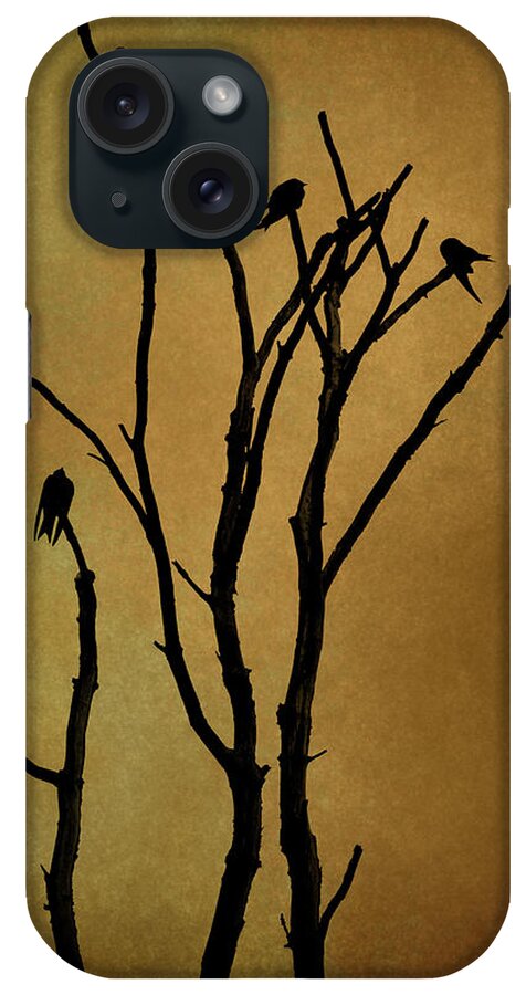 Birds iPhone Case featuring the photograph Birds in Tree by David Gordon