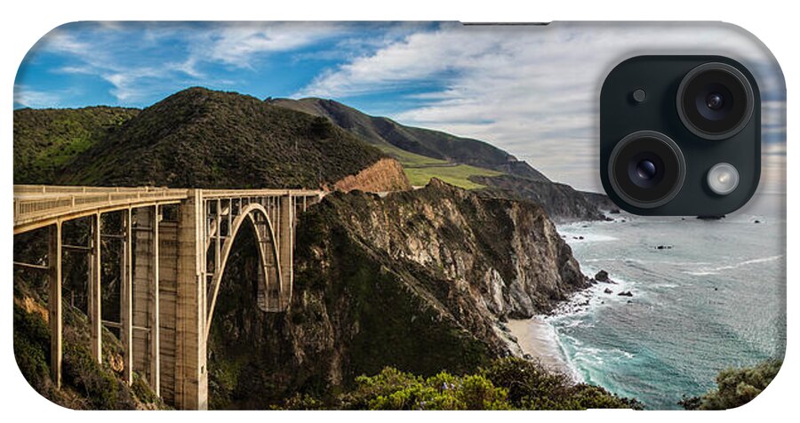 Highway 1 iPhone Case featuring the photograph Bixby Creek Bridge Big Sur California by John McGraw