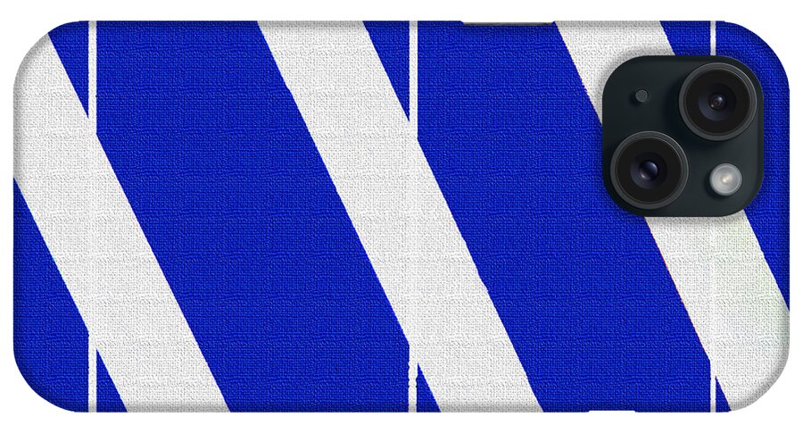 Blue And White Abstract iPhone Case featuring the photograph Blue And White Abstract by Tom Janca