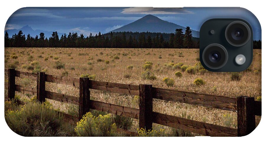 Clouds iPhone Case featuring the photograph Black Butte Lenticular by Cat Connor
