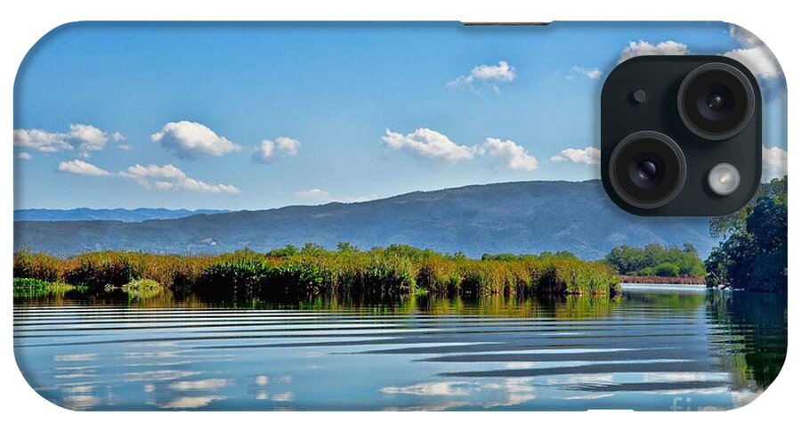 River iPhone Case featuring the photograph Black River Jamaica by Elaine Manley