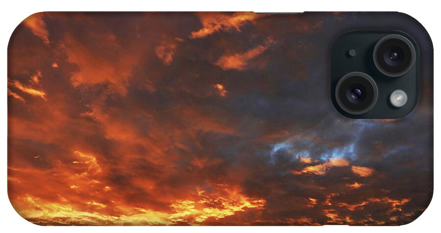 Sunset iPhone Case featuring the photograph Blazing Sunrise by Mark Blauhoefer