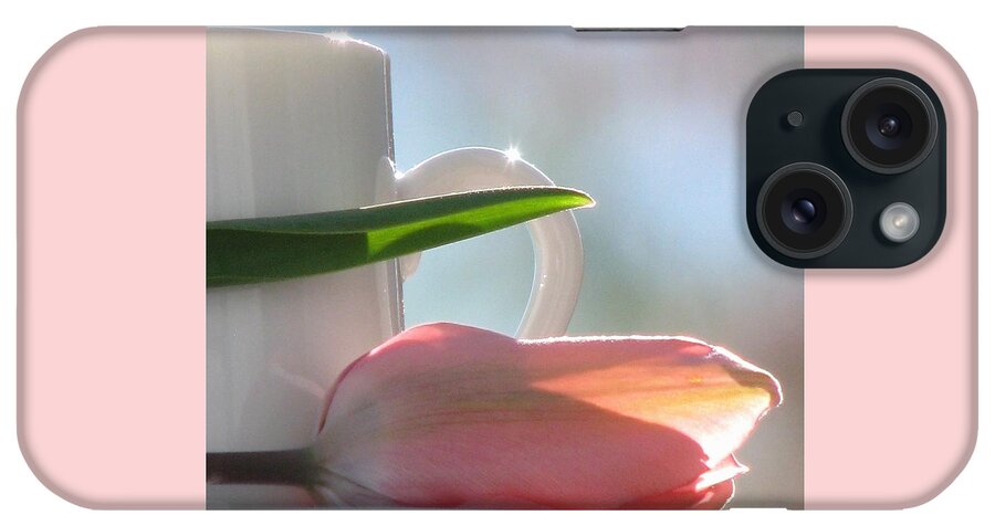 Cup iPhone Case featuring the photograph Bliss by Angela Davies