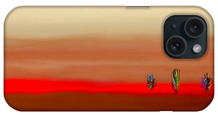 Abstract iPhone Case featuring the photograph Blood Line by Charles Brown