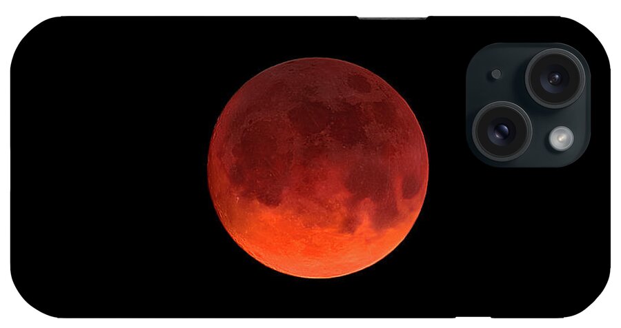 Blood Moon iPhone Case featuring the photograph Blood Moon by Greg Norrell