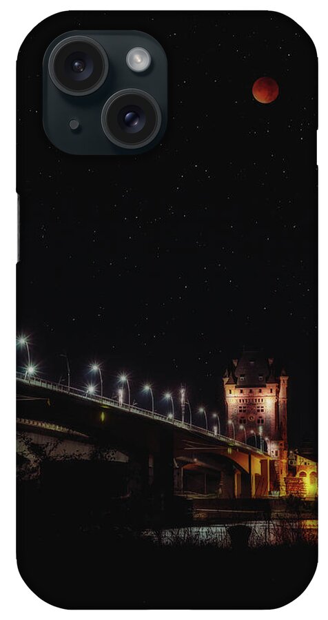 Moon iPhone Case featuring the photograph Blood Moon by Marc Braner