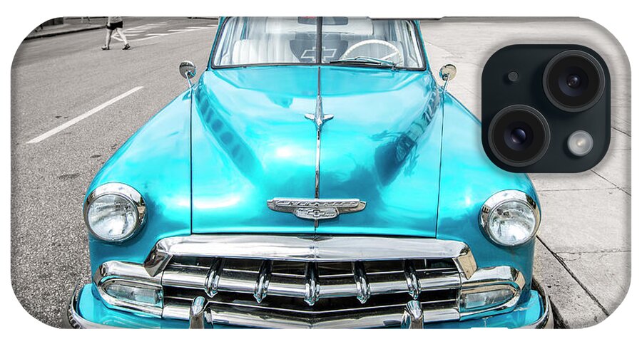 1952 Chevy iPhone Case featuring the photograph Blue 52 by Lou Novick