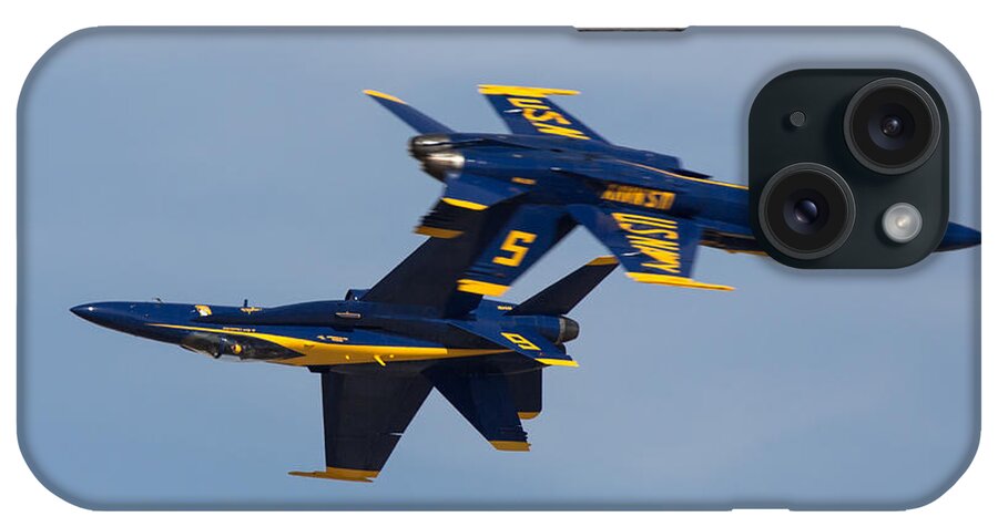 Blue Angels iPhone Case featuring the photograph Blue Angel Solos by John Daly