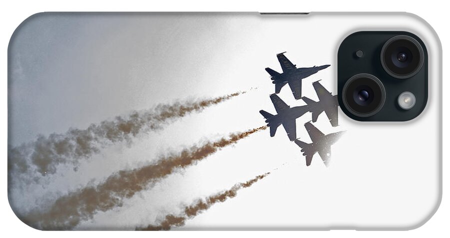 Blue Angels 7 iPhone Case featuring the photograph Blue Angels 7 by Susan McMenamin