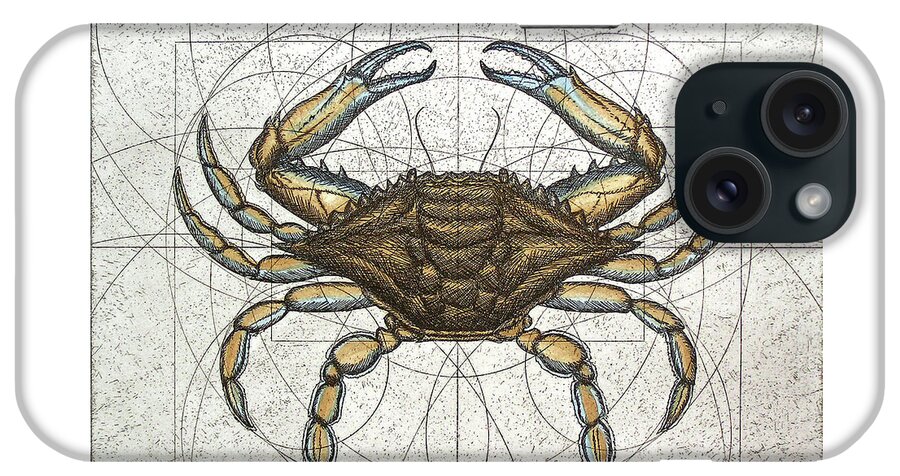Maryland iPhone Case featuring the painting Blue Crab by Charles Harden