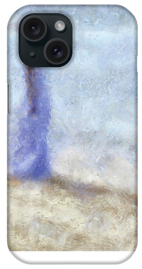 Jenny Rainbow Fine Art Photography iPhone Case featuring the photograph Blue Dream. Impressionism. Ltd Edition of only 25 Fine Art Giclee Prints by Jenny Rainbow