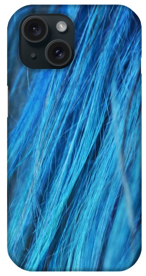 Blue Hair iPhone Case featuring the photograph Blue Hair by Marianna Mills