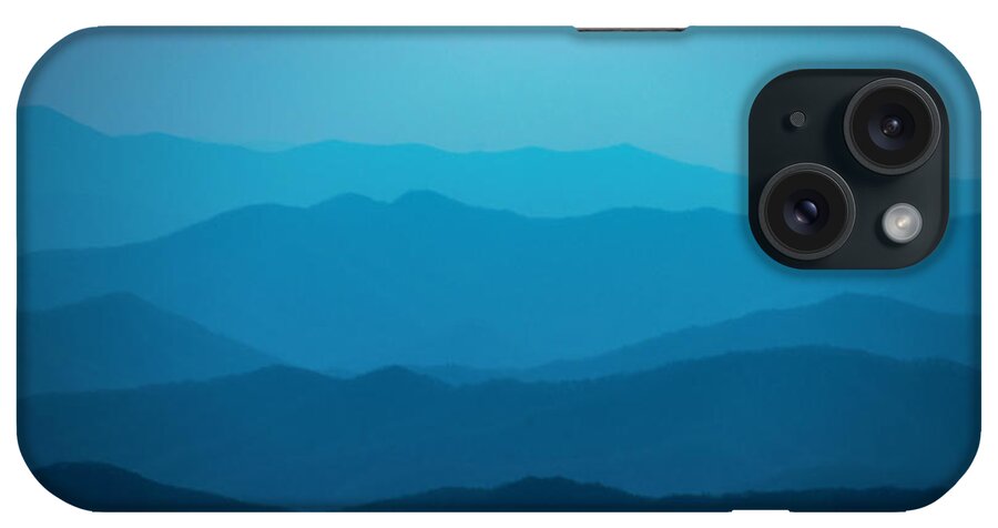 Landscapes iPhone Case featuring the photograph Blue Hour in the Smokies by Roberta Kayne