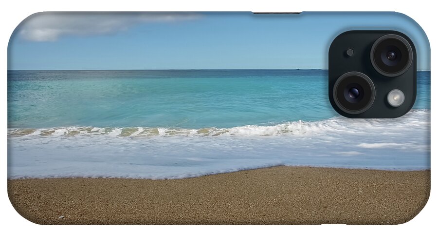 Blue Ocean Water iPhone Case featuring the photograph Blue Ocean Water by Steven Michael