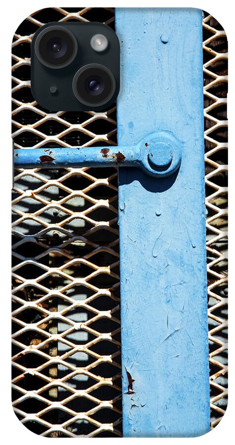 Major Rust iPhone Case featuring the photograph Blue On White by Karol Livote