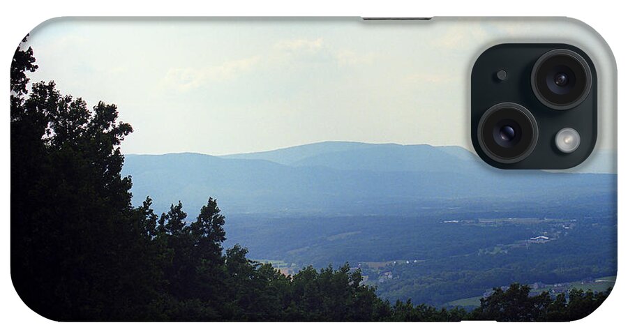 America iPhone Case featuring the photograph Blue Ridge Mountains of Virginia 2008 #7 by Frank Romeo
