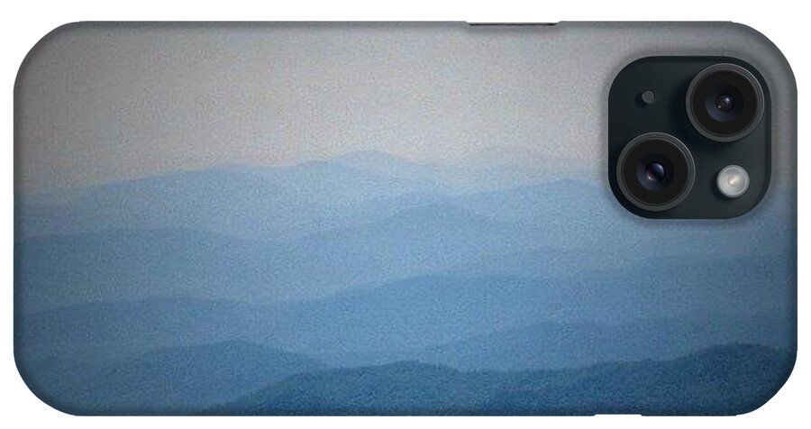 Mountains iPhone Case featuring the photograph Blue Ridge Parkway Silhouette by Jen McKnight