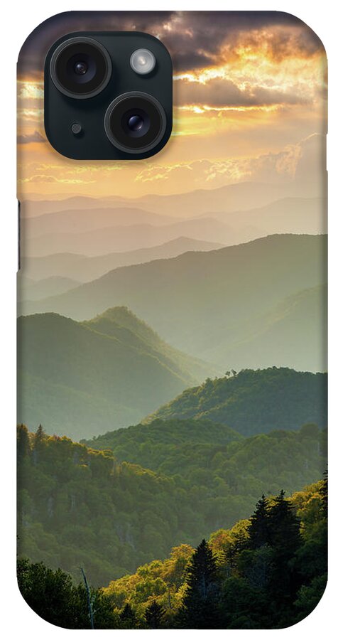 Landscape iPhone Case featuring the photograph Blue Ridge Parkway NC Woolyback Splendor by Robert Stephens