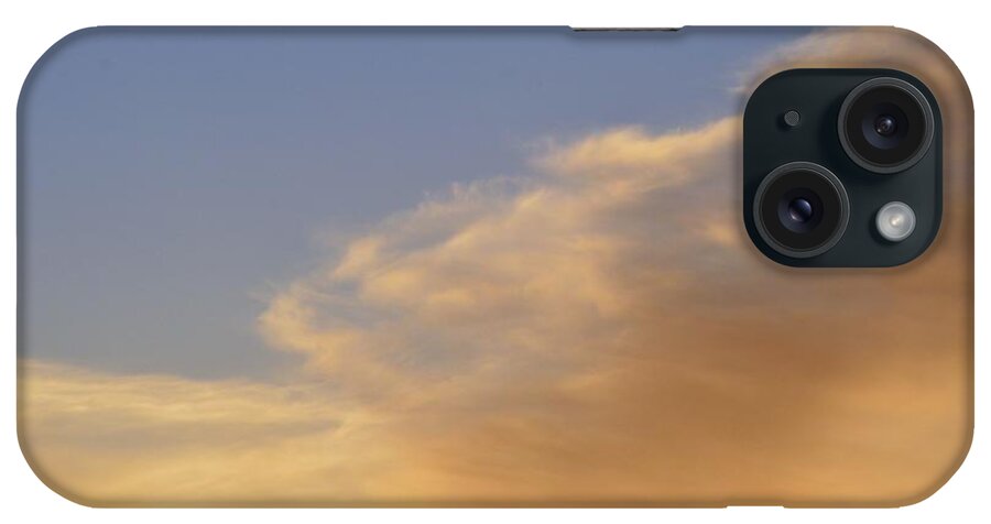 Abstract iPhone Case featuring the photograph Blue Sky And Clouds Two by Lyle Crump