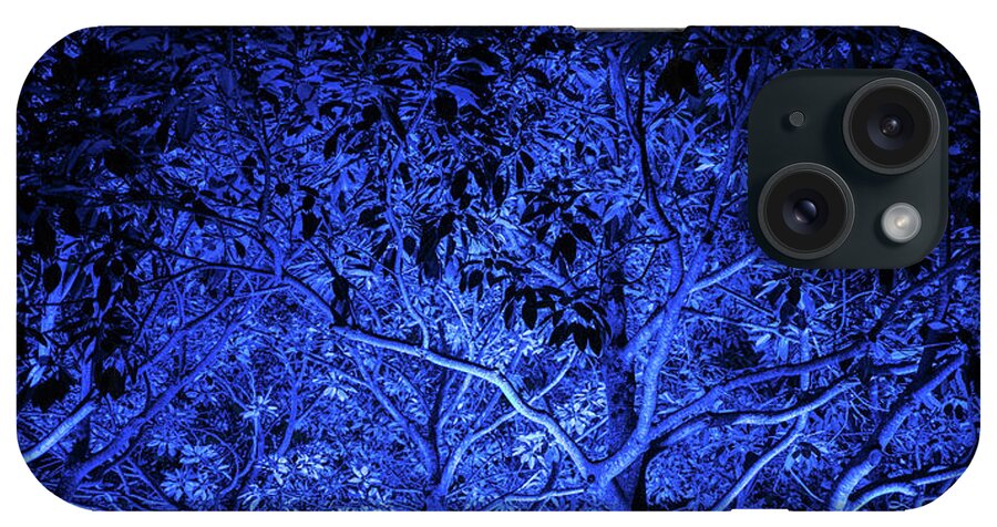 Cairns iPhone Case featuring the photograph Blue trees by Jocelyn Kahawai