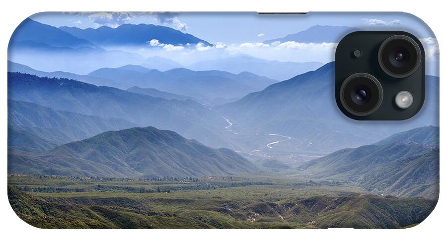 Mountains iPhone Case featuring the photograph Blues by Glenn DiPaola