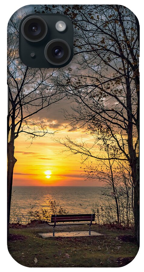 Bluff iPhone Case featuring the photograph Bluff Bench by James Meyer