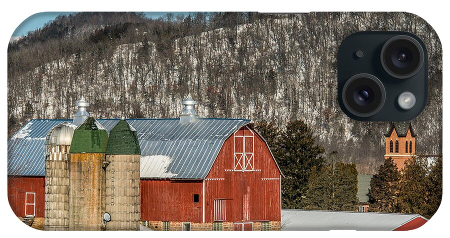 Bluff iPhone Case featuring the photograph Bluff Country Barn by Paul Freidlund