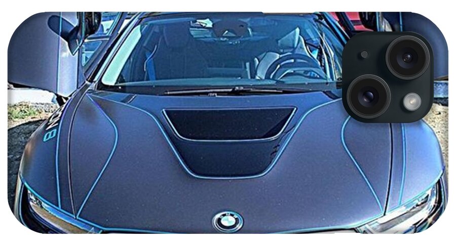 Troni8 iPhone Case featuring the photograph Bmw I8 Spreading by Vadim Shamilov