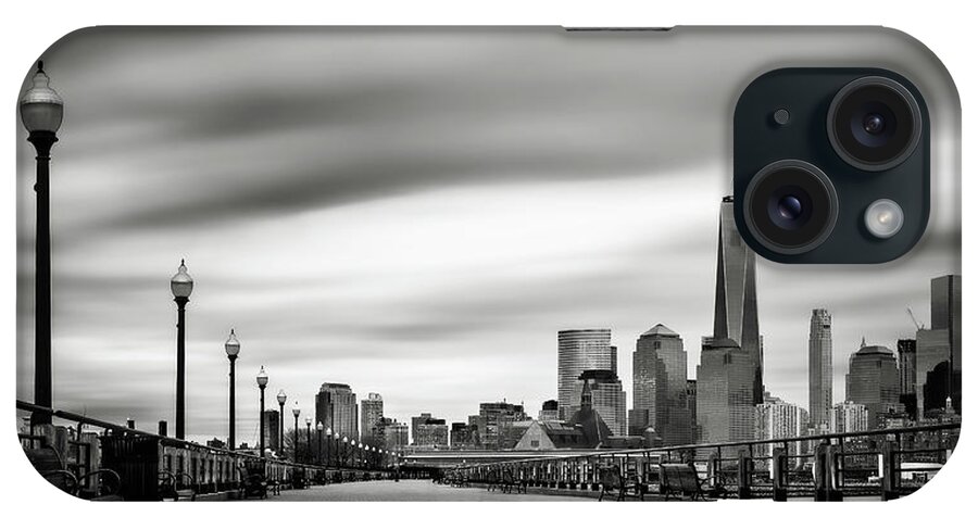 City iPhone Case featuring the photograph Boardwalk into the city by Eduard Moldoveanu