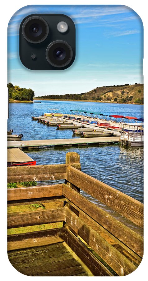 San-pablo-dam iPhone Case featuring the photograph Boat Rentals San Pablo Reservoir 2 by Joyce Dickens